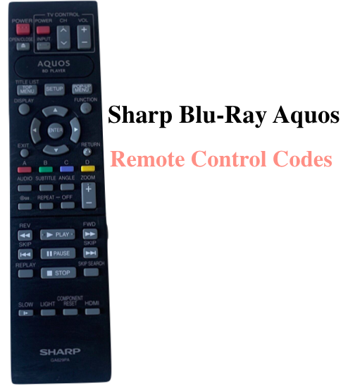 Sharp Aquos Universal Remote Control Codes