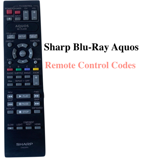 sharp aquos tv universal remote codes