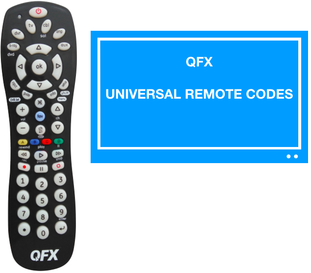 QFX Universal Remote Codes